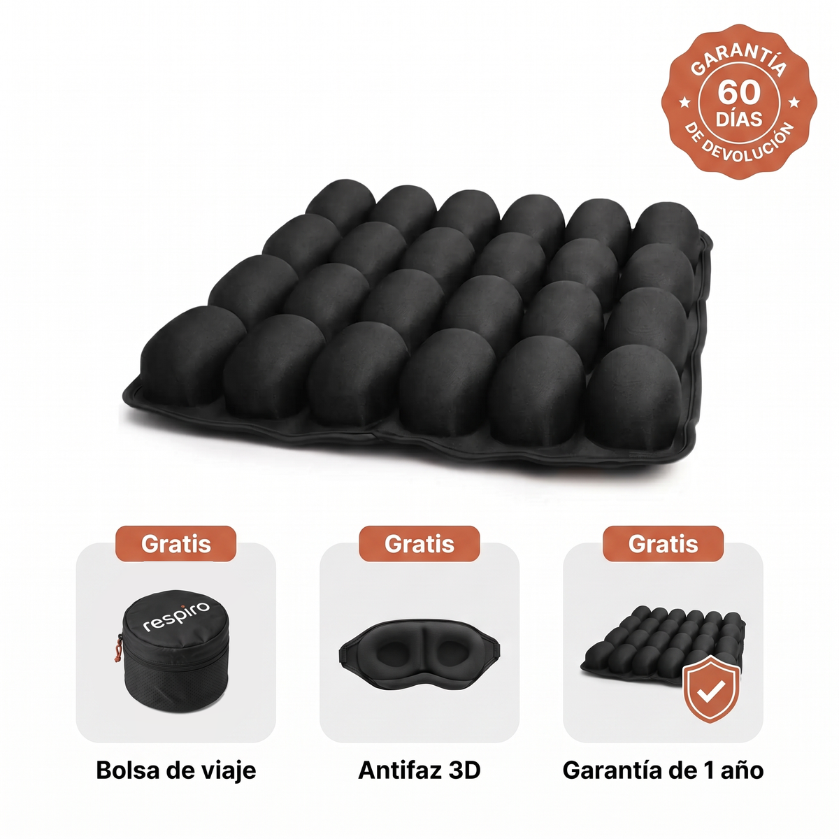 Respiro™ · Cojín de Viaje Inflable